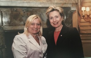 G.Ridolfi  con la Clinton